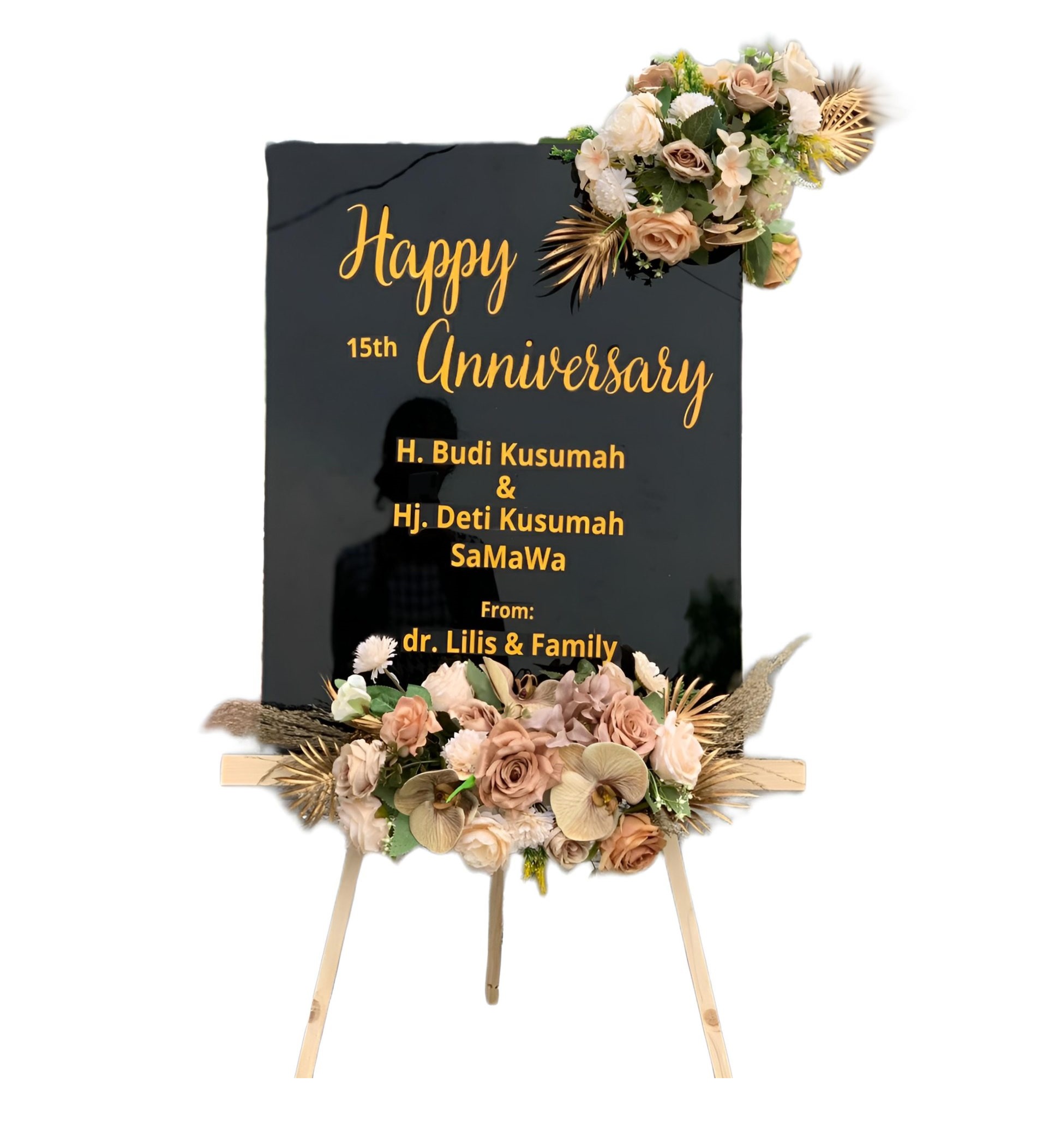 Papan Bunga Akrilik Ciampea